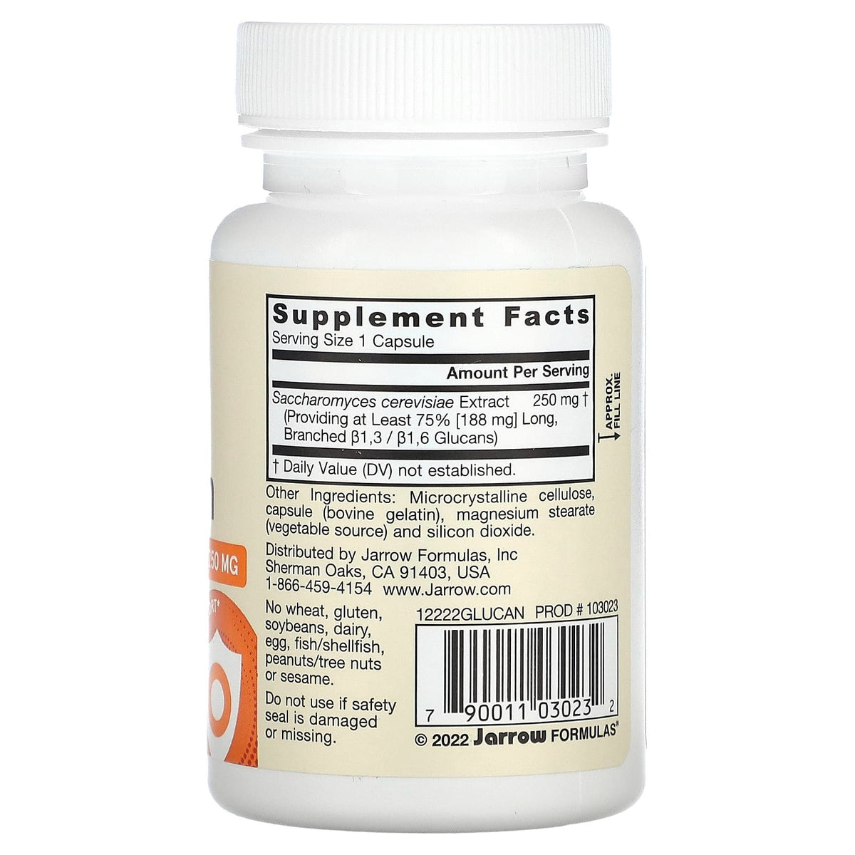 Beta Glucan, 250 mg, 60 Capsules